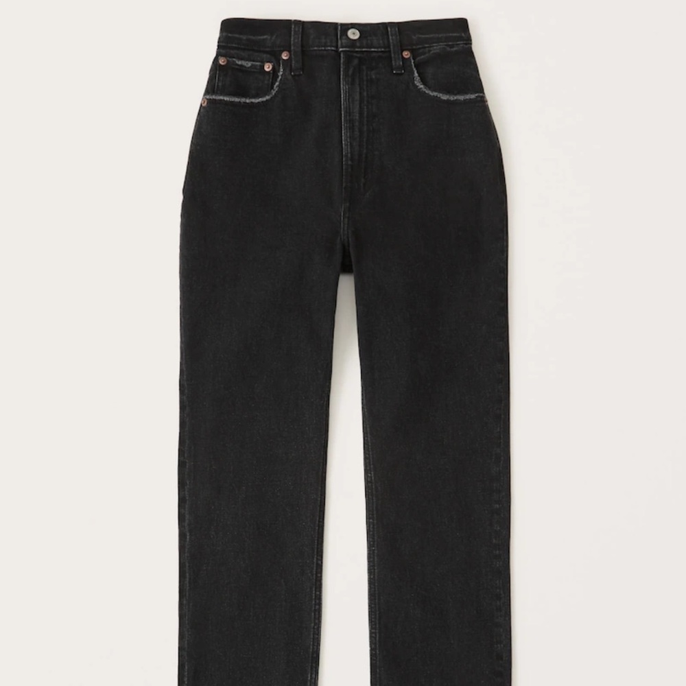 Ultra High Rise Ankle Straight Jean